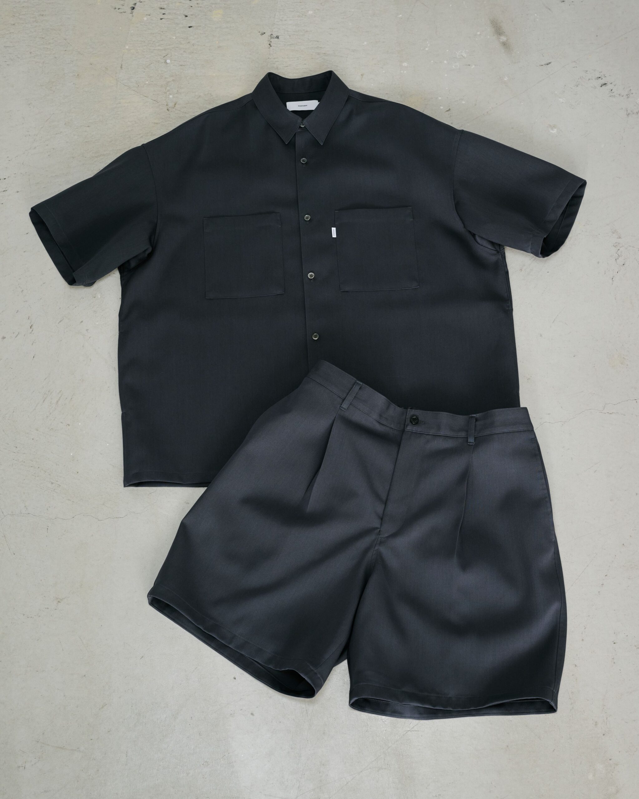【新品】 Supima Chambray Oversized Shirt グラフ Graphpaper NAGOYA Limited Project “Re:”【4/26(土)発売