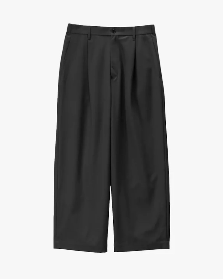 商品画像: Techno Wool Nylon Wide Tapered Trousers