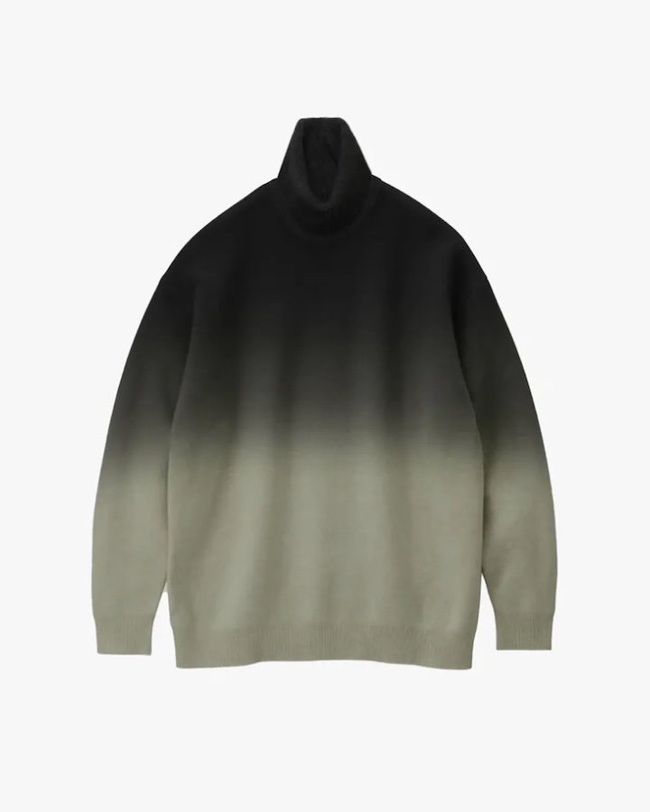 商品画像: Gradient Dyed Wool High Neck Knit