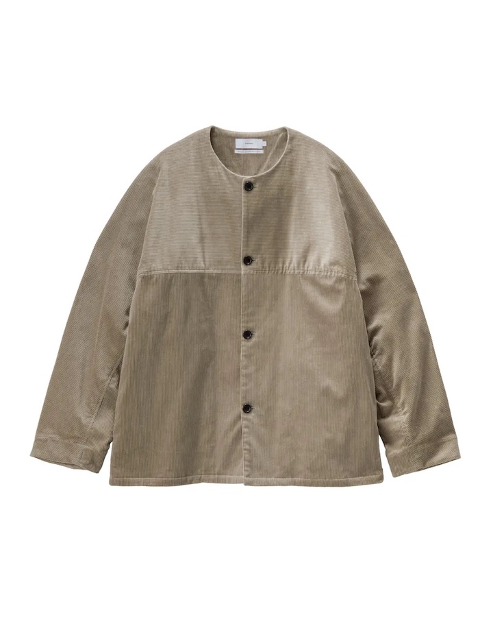 商品画像: Suvin Corduroy Collarless Jacket