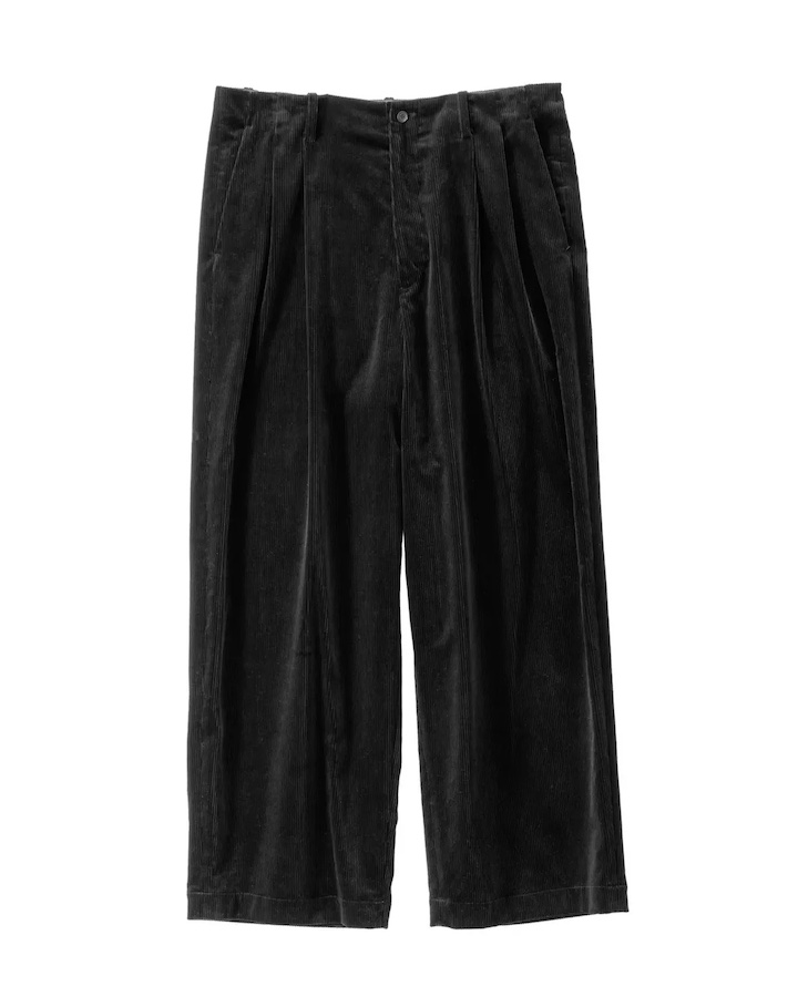 商品画像: Suvin Corduroy Wide Straight Trousers