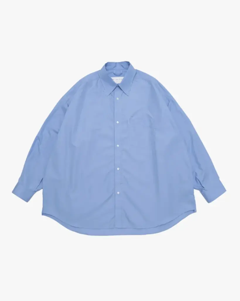 商品画像: C.F × GP High Count Regular Collar Round Cut Shirt