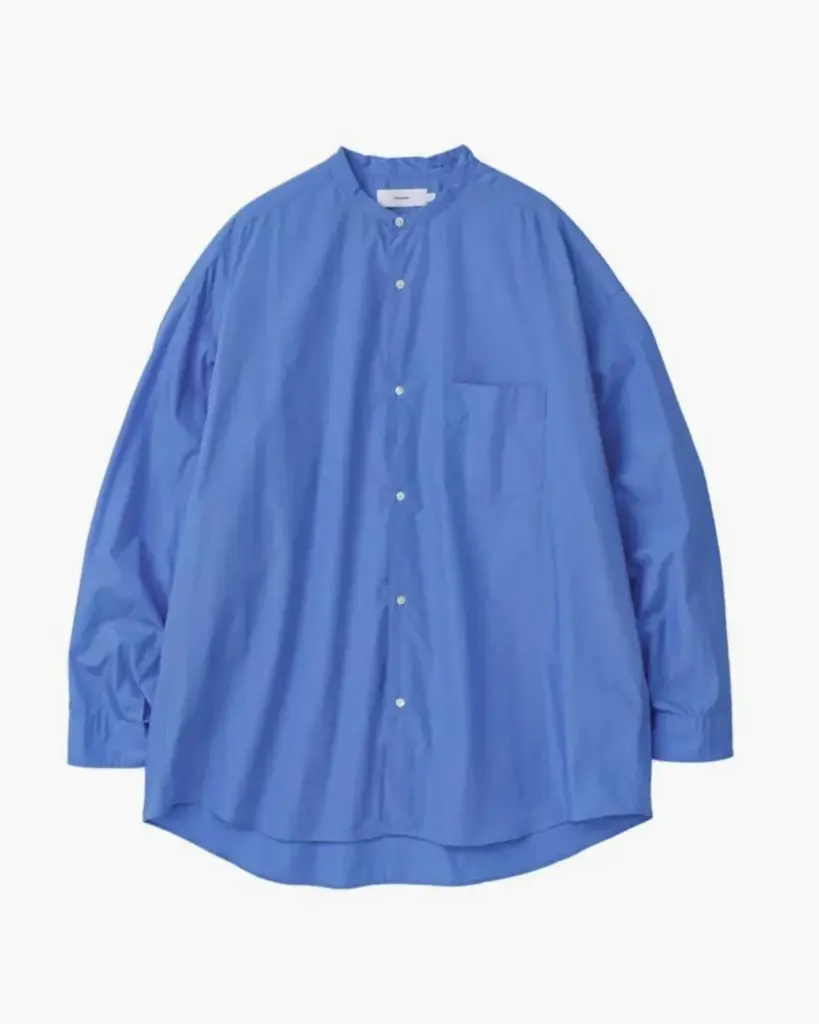 商品画像: Broad L/S Oversized Band Collar Shirt