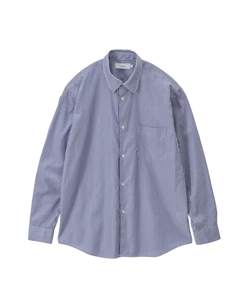 商品画像: Broad Stripe Regular Collar Shirt