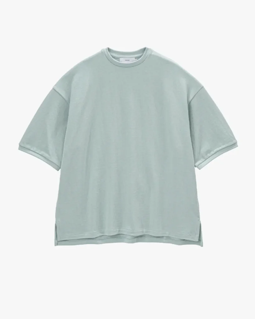商品画像: Cotton Pique Jersey Crew Neck Tee