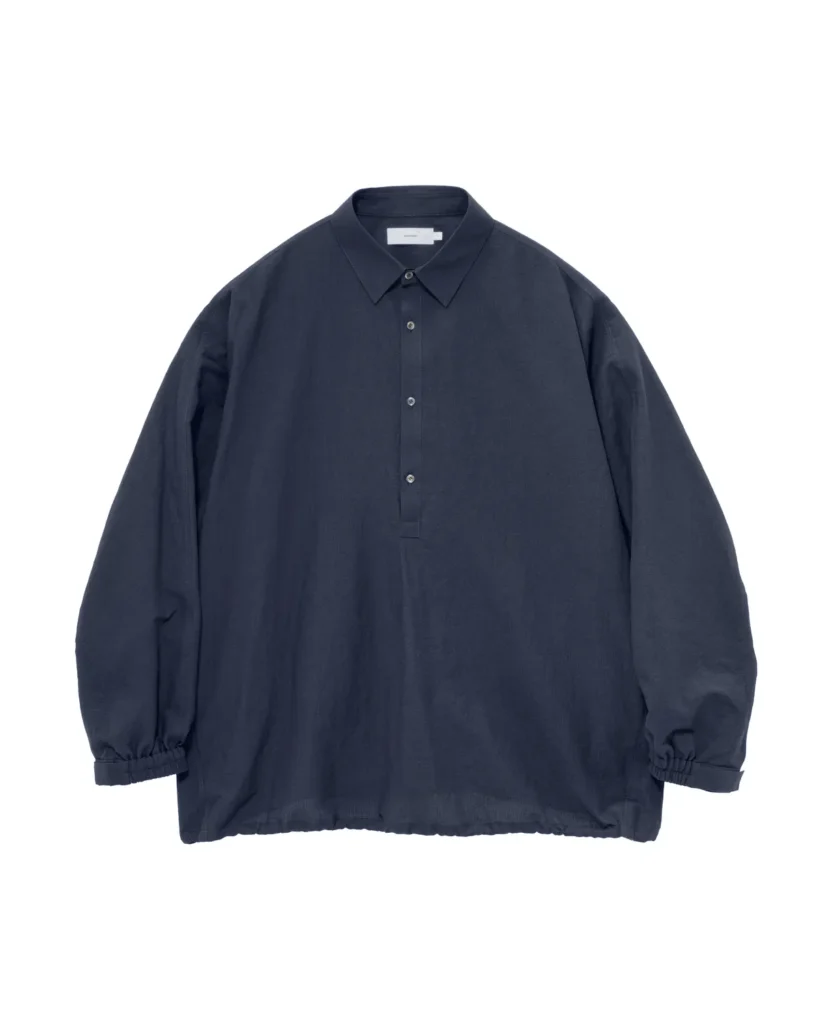 商品画像: Cotton Linen Seersucker L/S Pullover Shirt