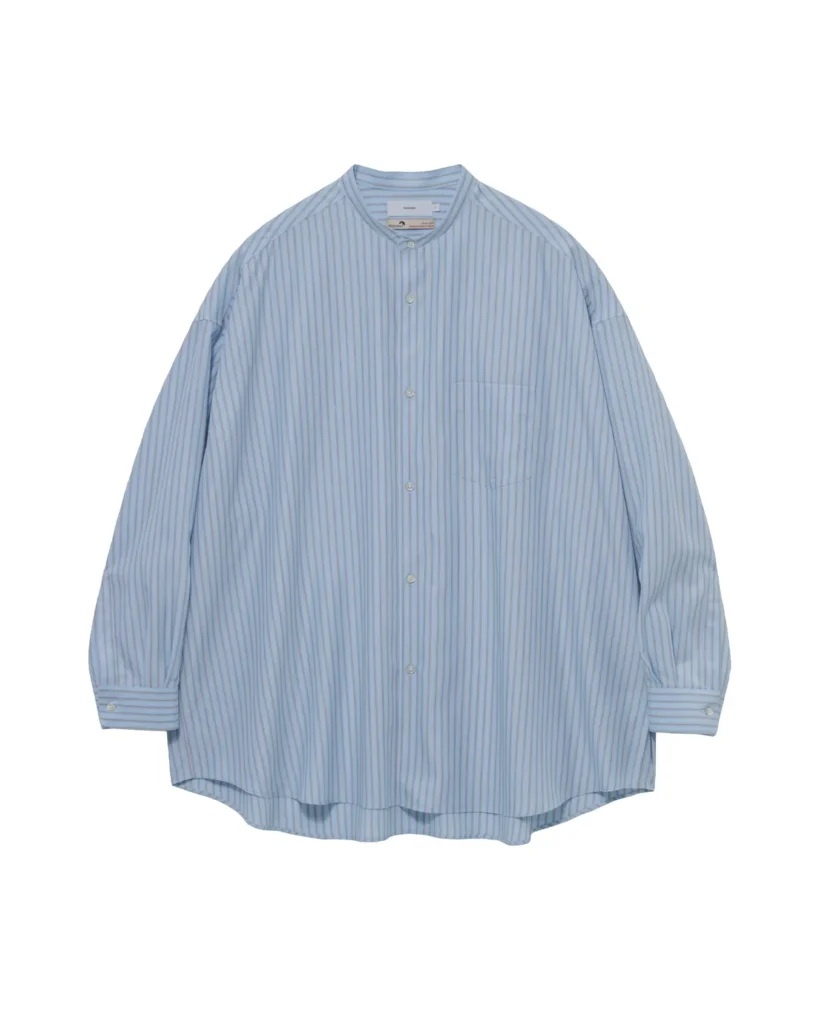 商品画像: SIDOGRAS L/S Oversized Band Collar Shirt 