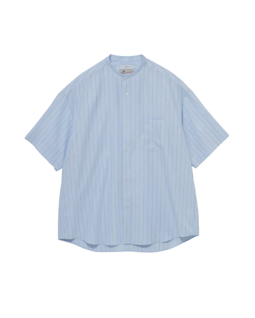 商品画像: SIDOGRAS S/S Oversized Band Collar Shirt 