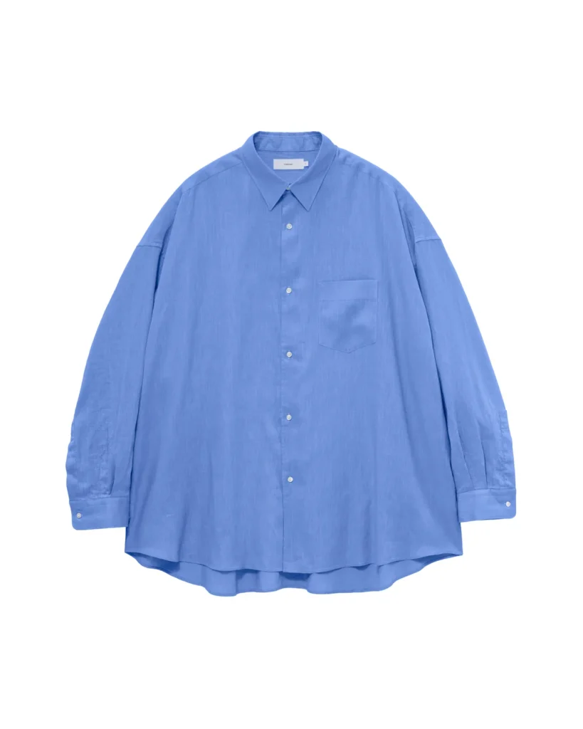 商品画像: Linen L/S Oversized Regular Collar Shirt (GM262-50039B)