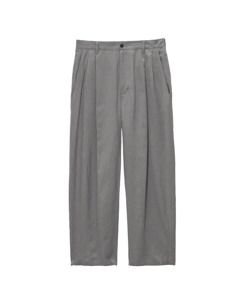 商品画像: Linen Cupro Oversized Slacks (GM263-40311)