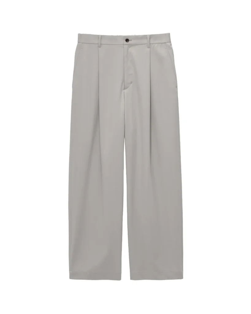 商品画像: Techno Wool Twill Wide Tapered Trousers (GM263-40393)