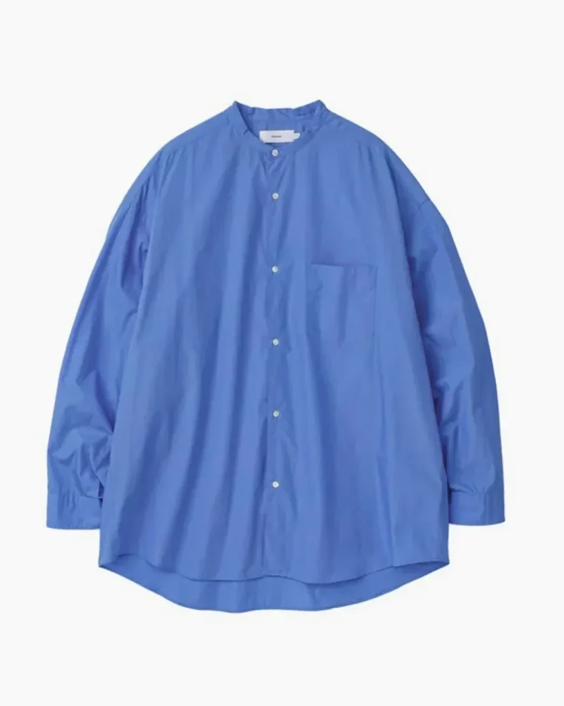商品画像: Broad L/S Oversized Band Collar Shirt (GM264-50019B)