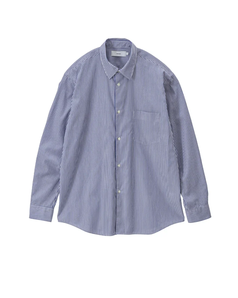 商品画像: Broad Stripe Regular Collar Shirt (GM264-50021STB)